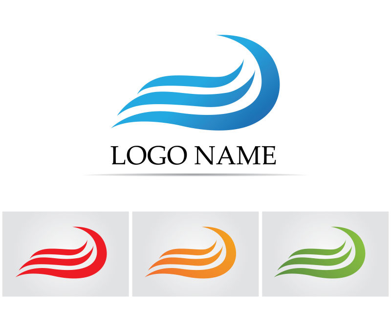 矢量的现代创意企业logo标志设计