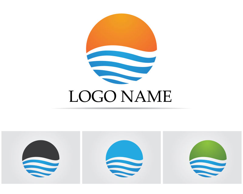矢量的现代公司企业logo标志