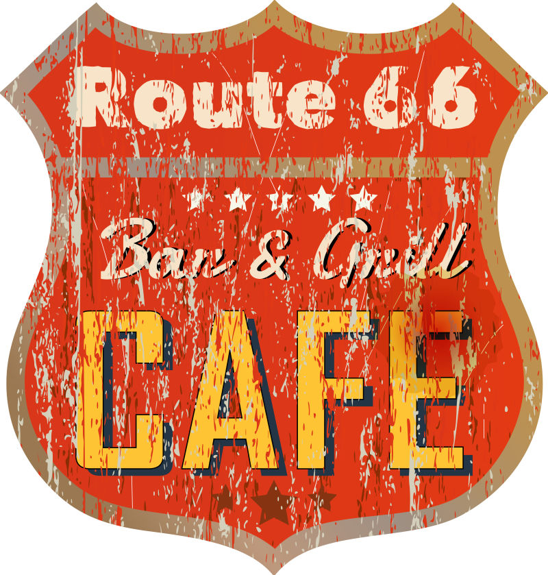 创意咖啡餐厅logo矢量设计
