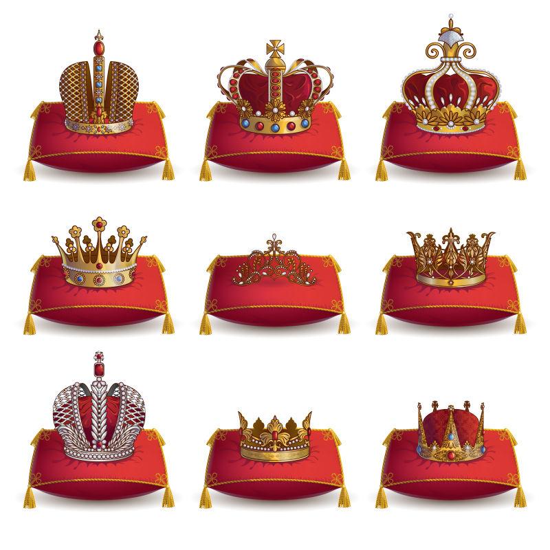 王后王冠矢量收藏