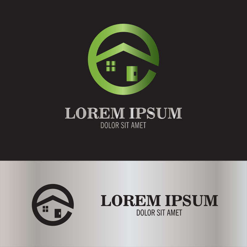 矢量创意现代logo标志设计