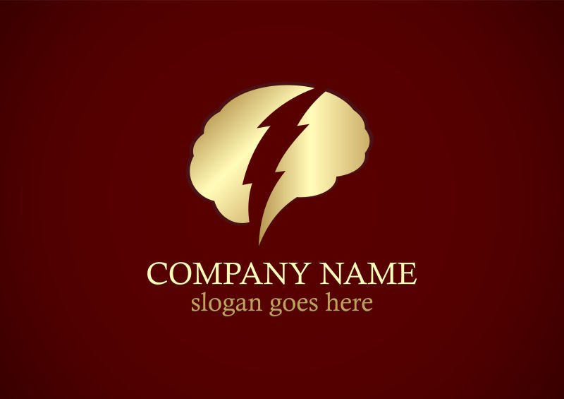 矢量金色企业logo设计图