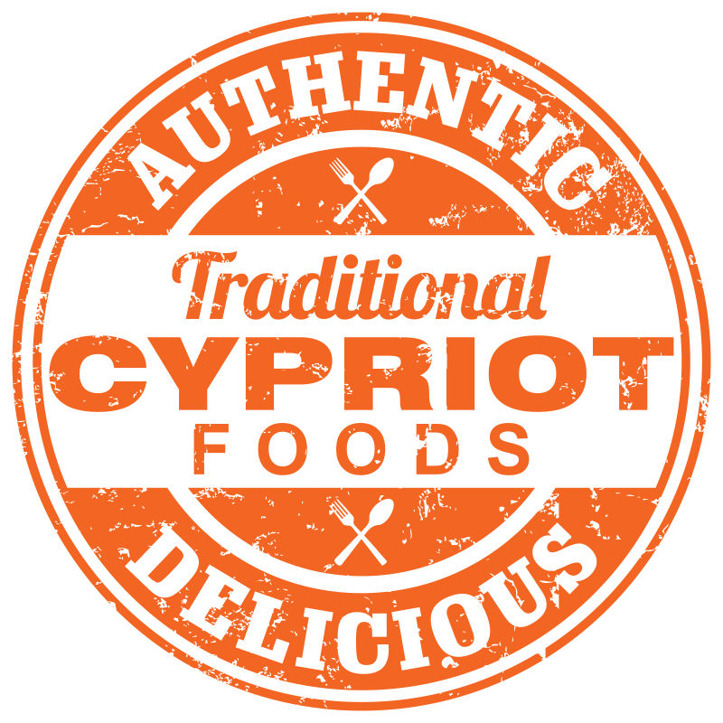 矢量塞浦路斯食品制造图标设计