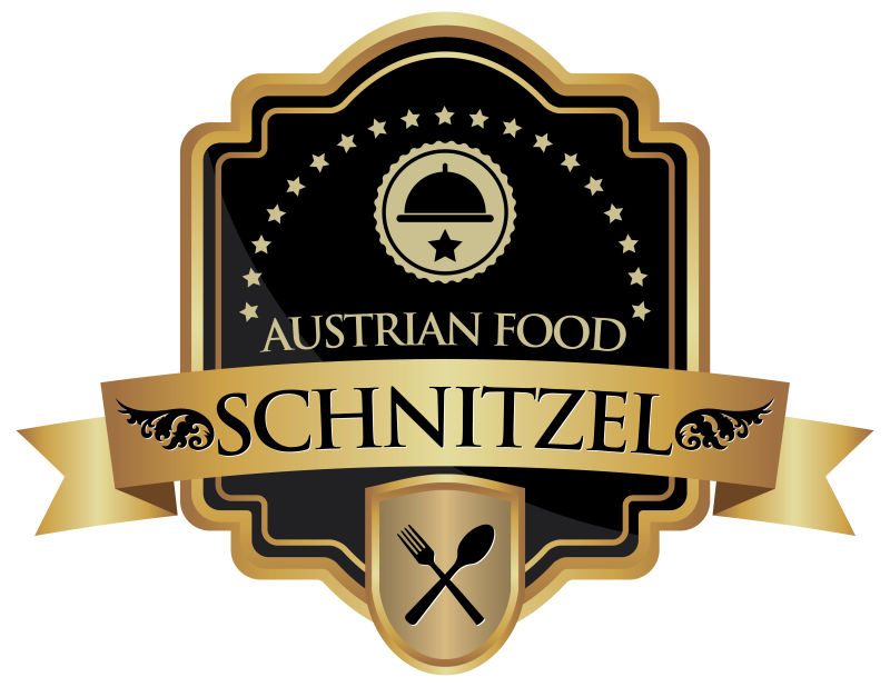 矢量奥地利食品徽章设计