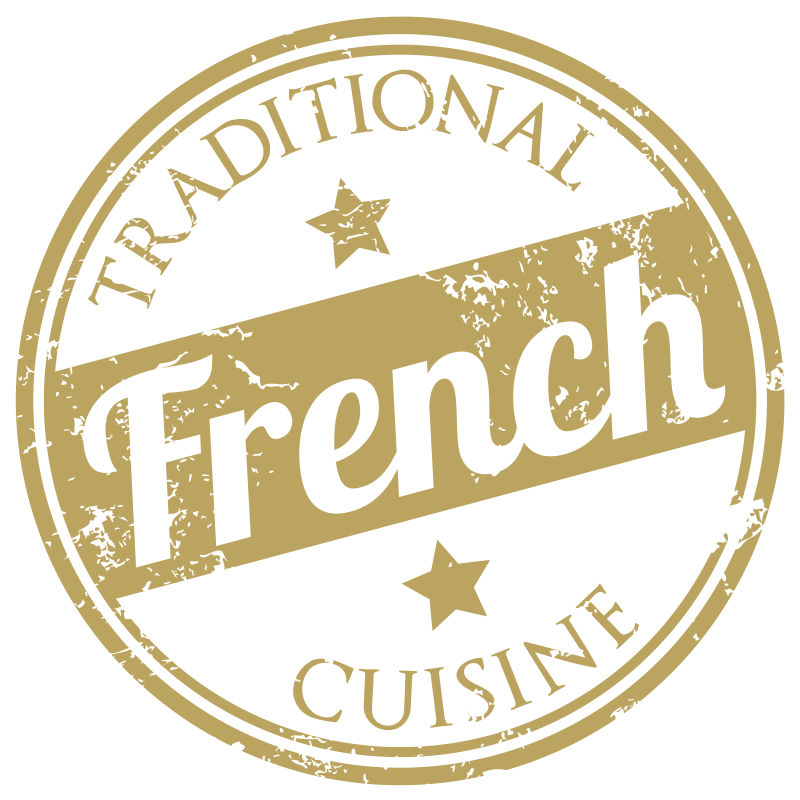 矢量法国菜肴标识设计