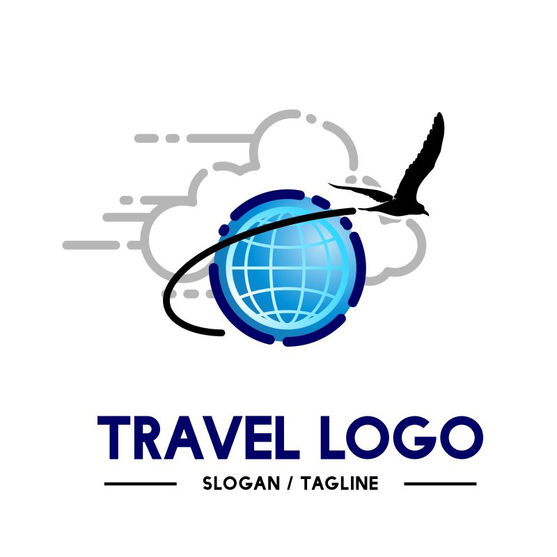 矢量创意环球logo设计