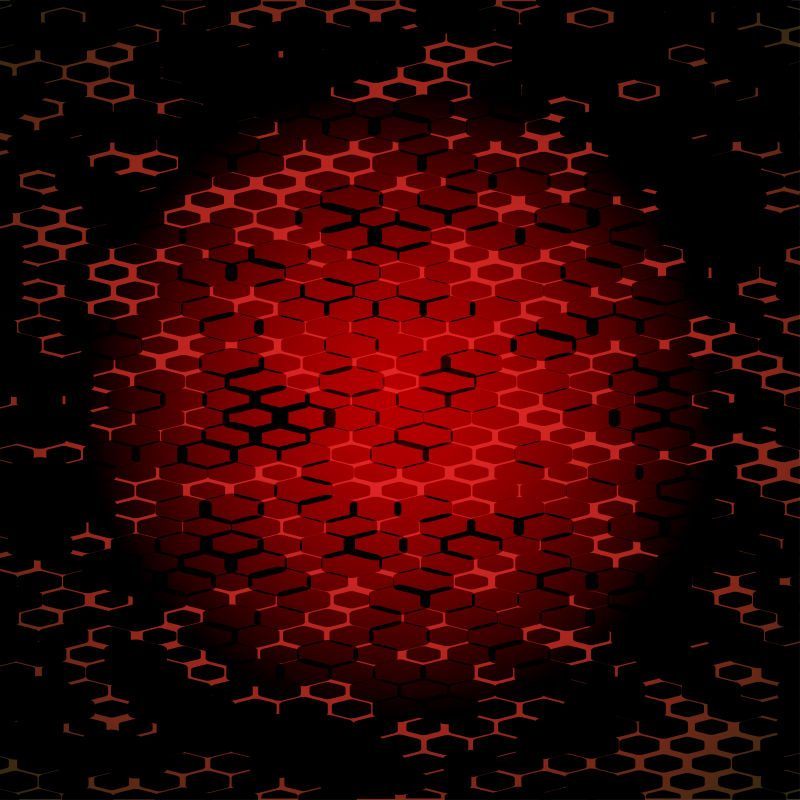 矢量现代红色抽象几何元素背景