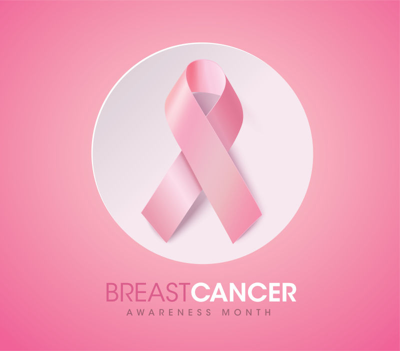 矢量乳腺癌意识logo设计