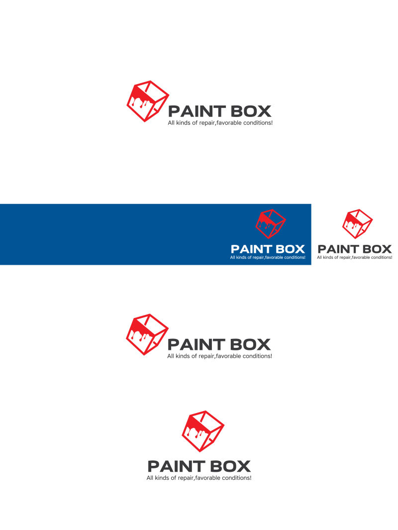 创意颜料盒logo设计矢量
