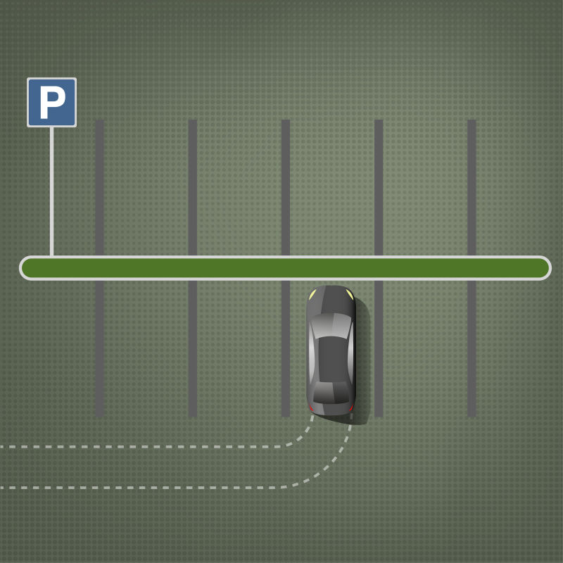 矢量城市停车场规划与设计