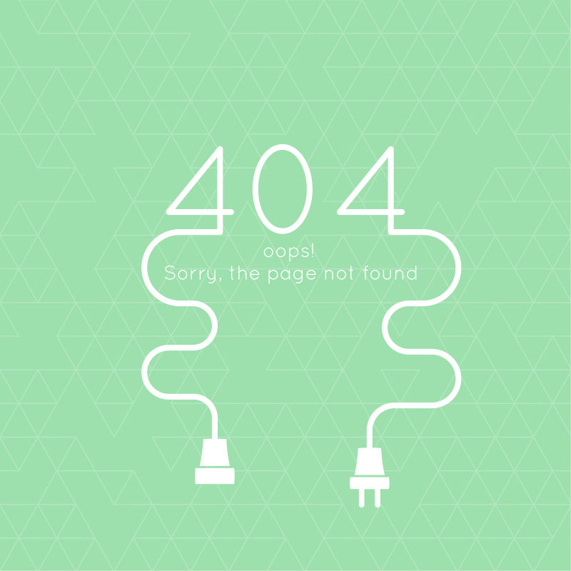 404连接错误矢量设计
