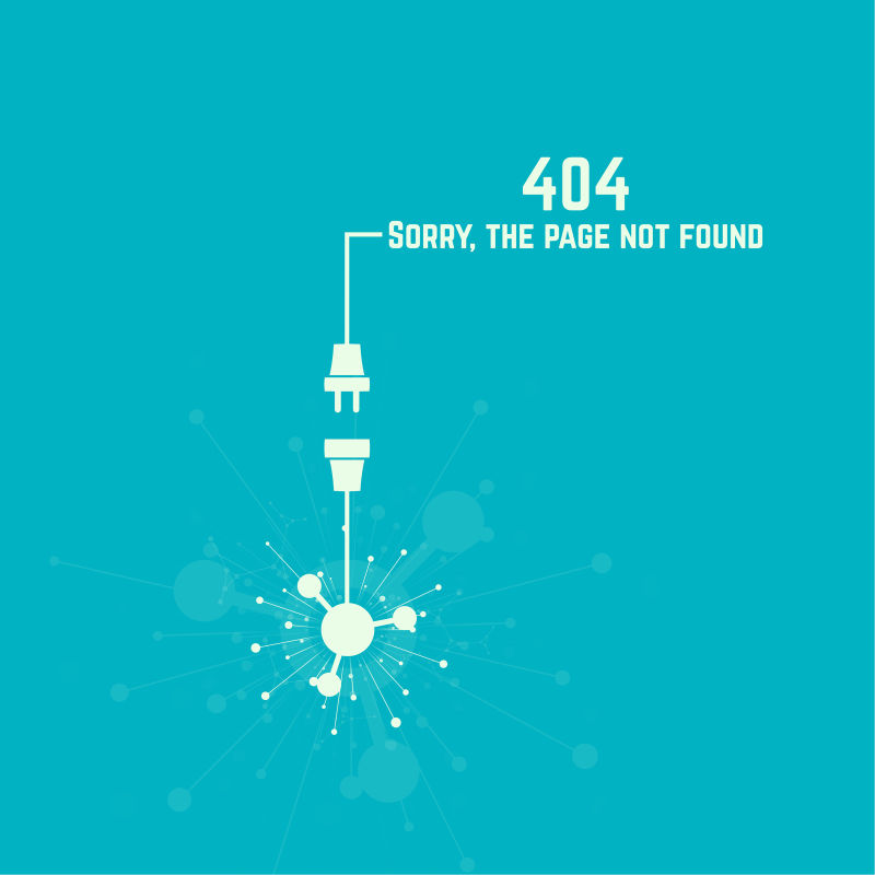 矢量连接404异常背景设计