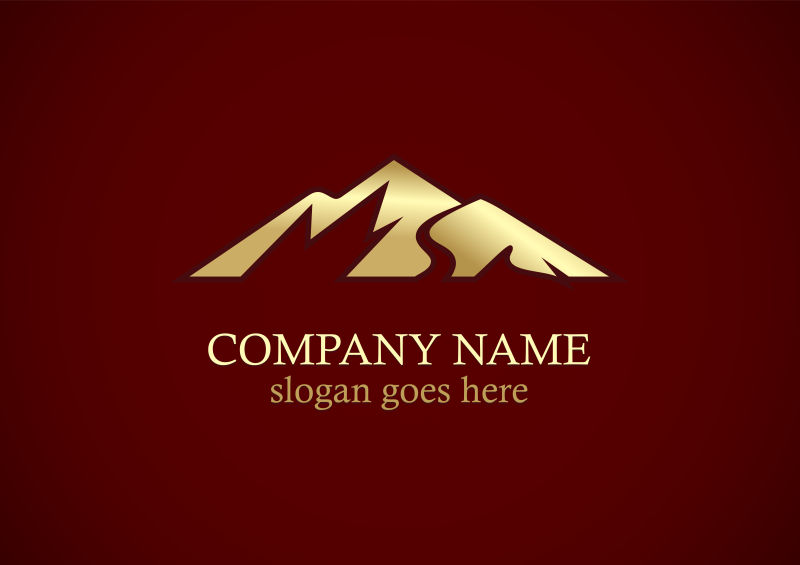 矢量公司金山logo设计