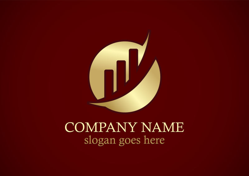 矢量圆形商业公司logo标志