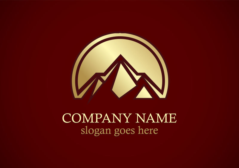 矢量金山logo标志