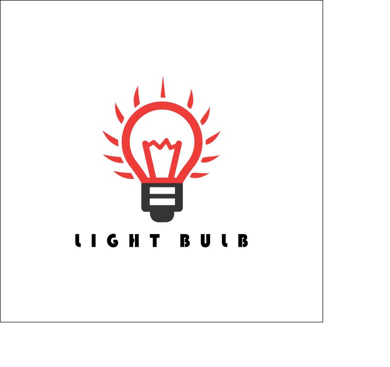 矢量灯泡logo设计
