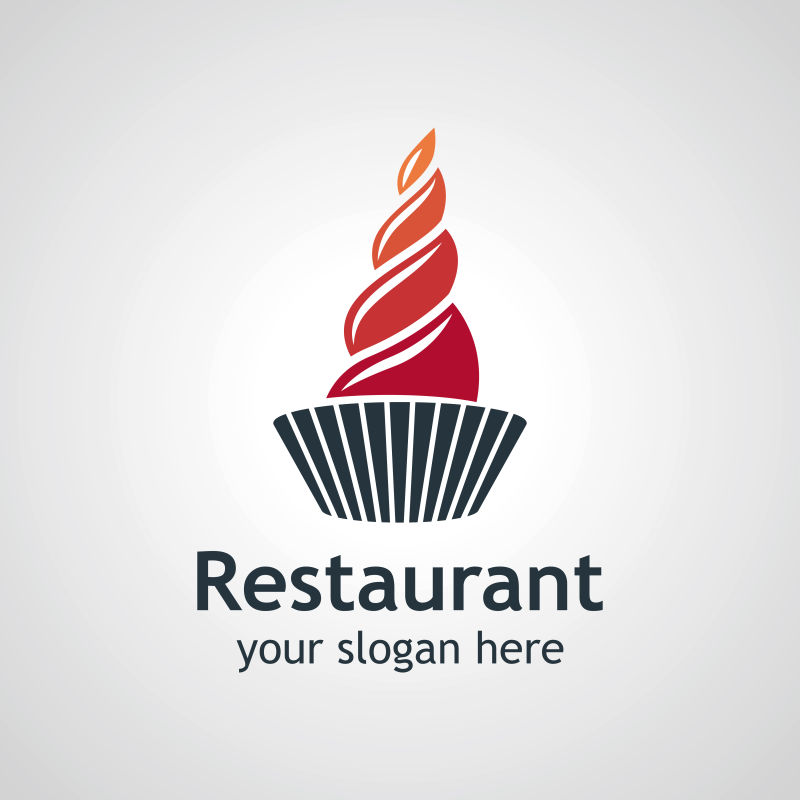 创意餐厅logo设计矢量