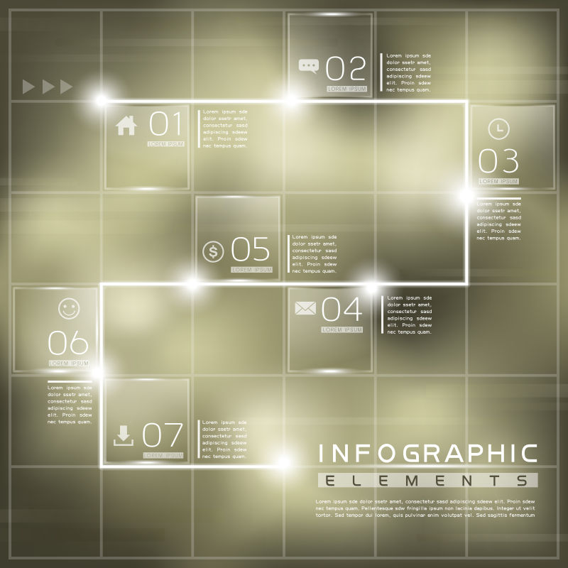 现代矢量数据图表设计图