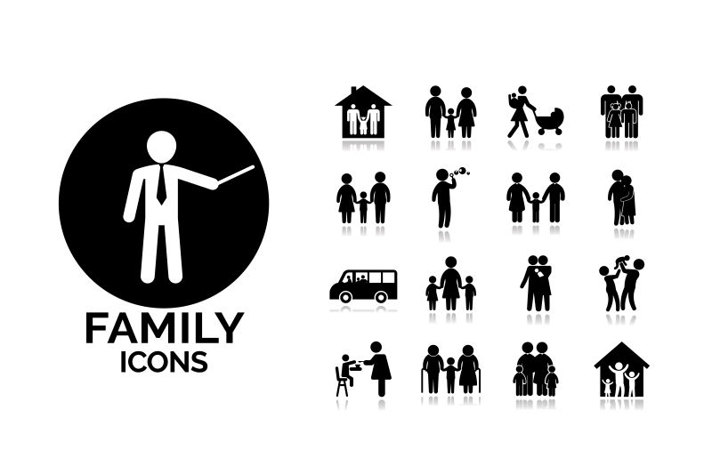 矢量家庭生活插图设计