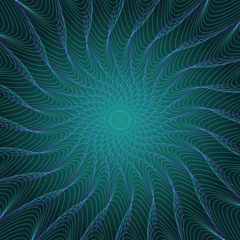 矢量绿色涡旋线纹理背景