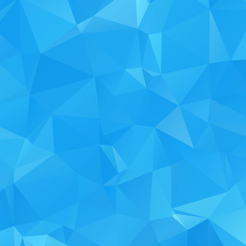 矢量蓝色抽象几何三角元素背景