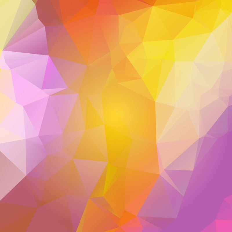 抽象矢量立体三角现代彩色背景