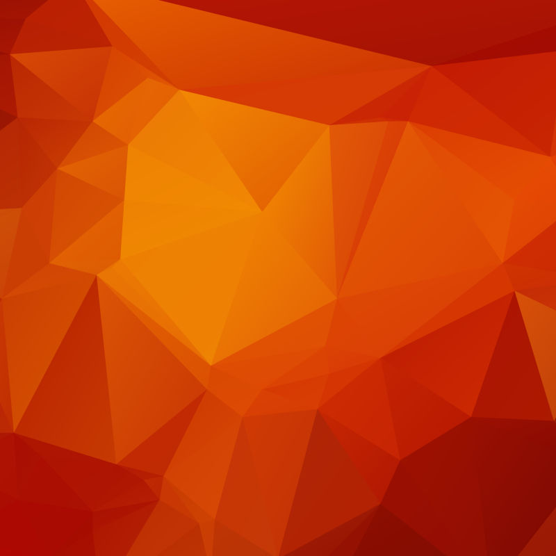 抽象矢量立体橙色三角背景
