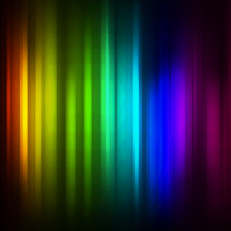 彩色抽象波形矢量背景