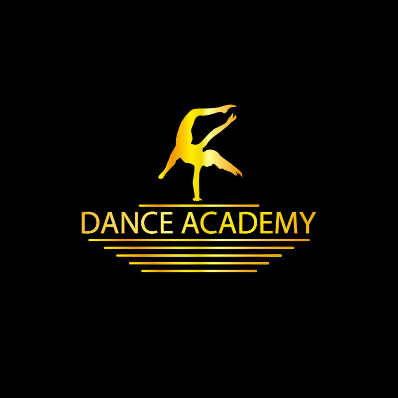 托马斯街舞的人矢量舞蹈学院logo设计