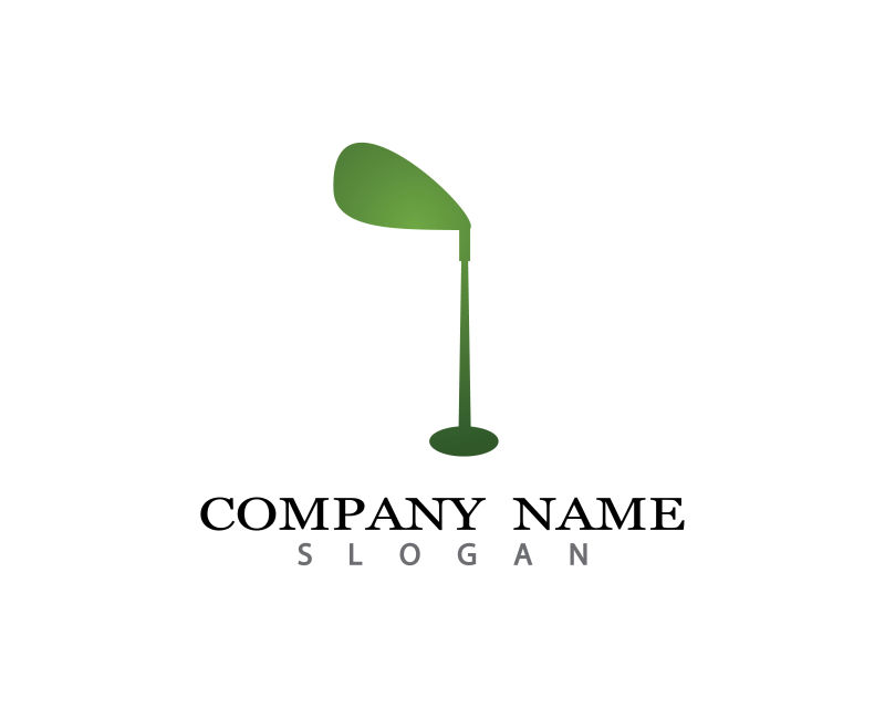 矢量的高尔夫球logo标志