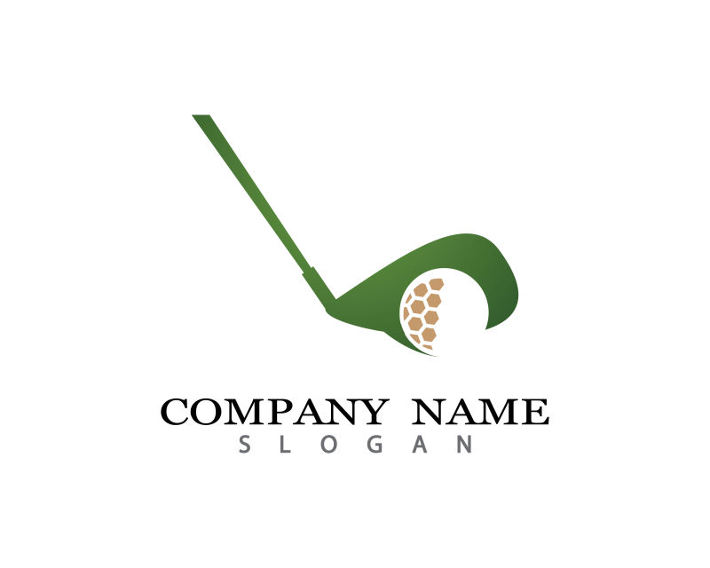 矢量的高尔夫球logo