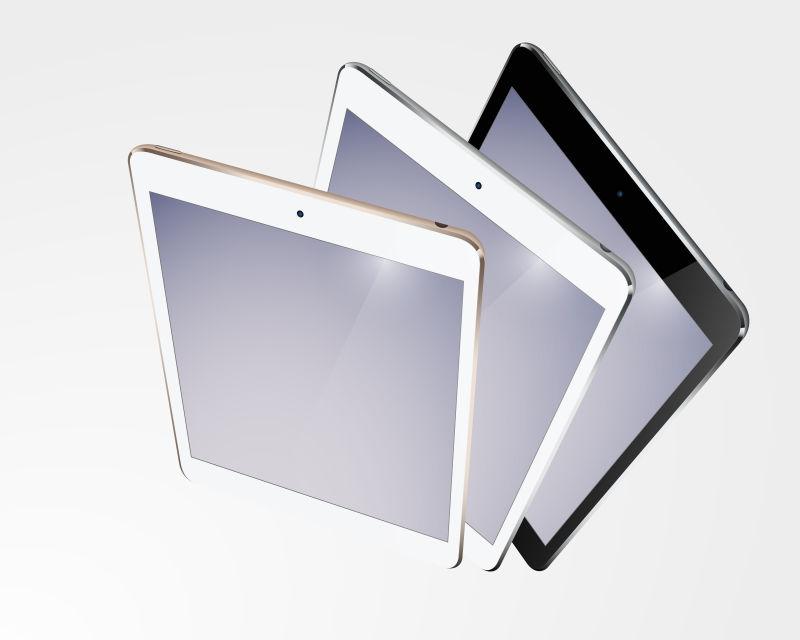 矢量不同颜色的iPad
