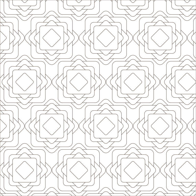 矢量白色抽象当代无缝几何纹理背景