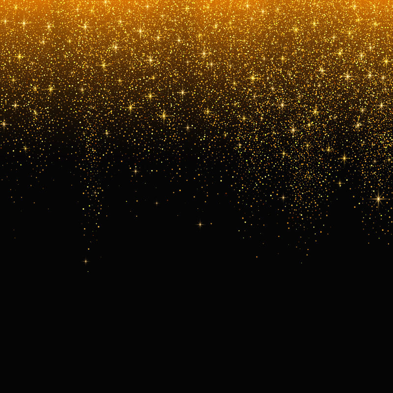 抽象矢量金色光点设计背景