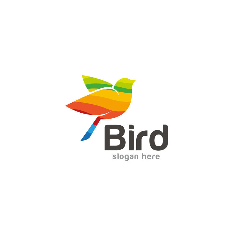 矢量设计小鸟logo