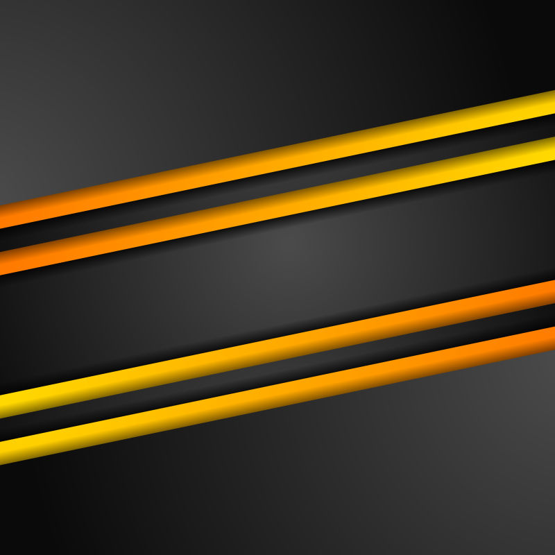 抽象的橙色条纹背景矢量设计