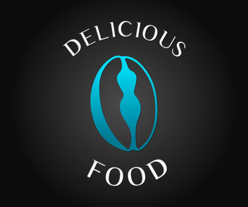 食品标识矢量创意logo设计