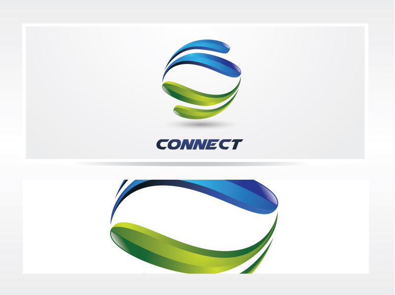 矢量商业抽象logo