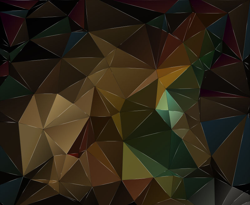 抽象矢量立体三角元素背景