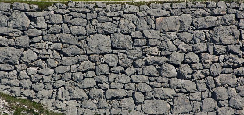 灰色小石头砖墙背景