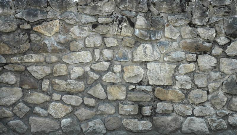 石子墙背景