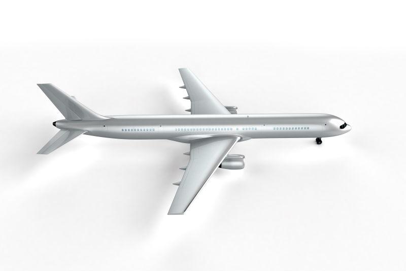 银色创意飞机模型