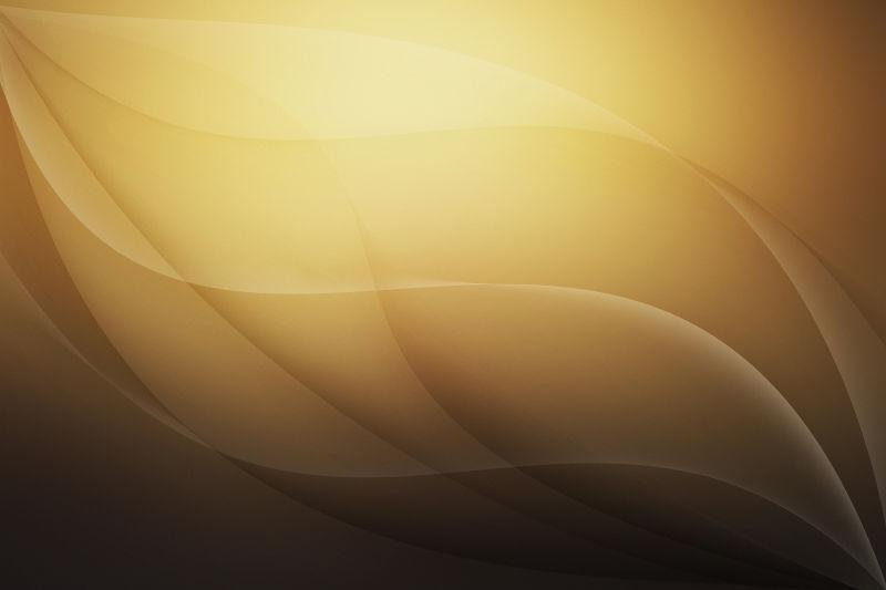 抽象黄金纹理波形背景