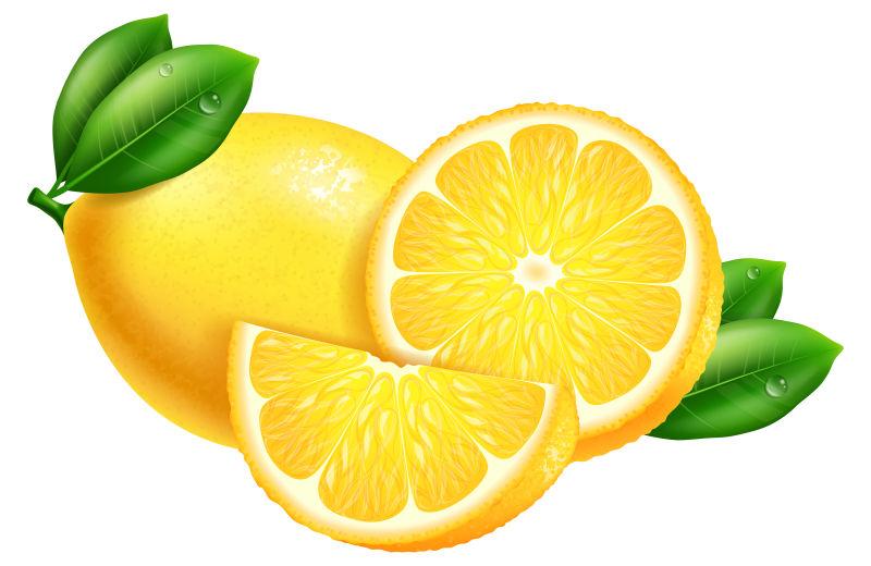矢量新鲜柠檬