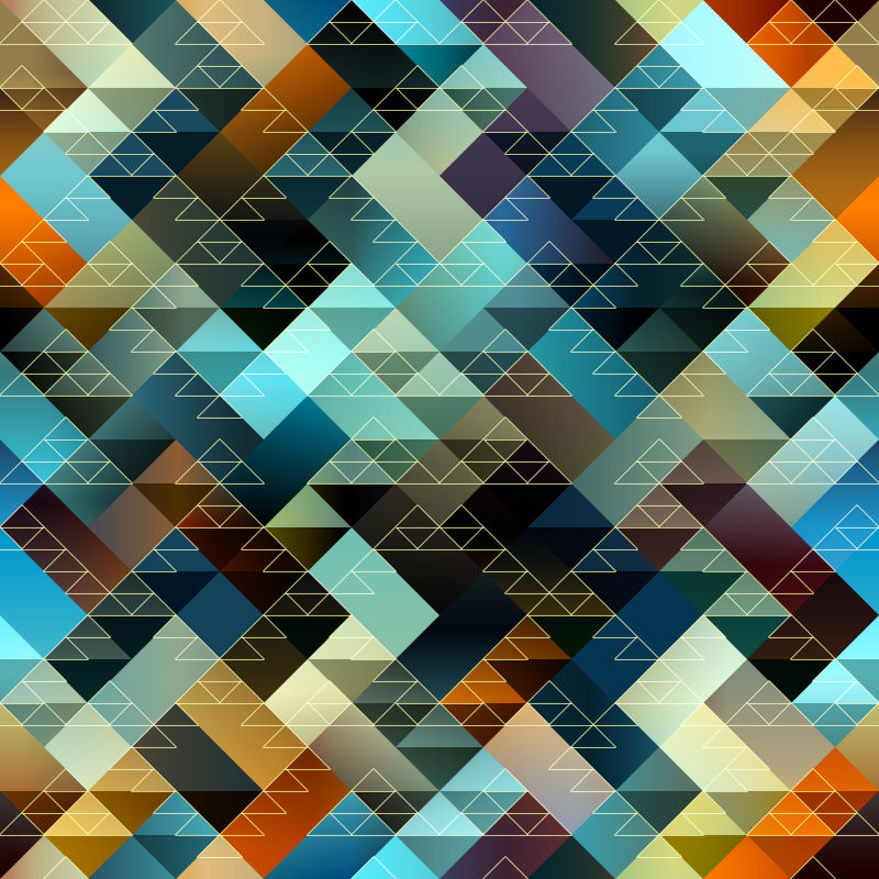 抽象矢量彩色几何风格的现代背景