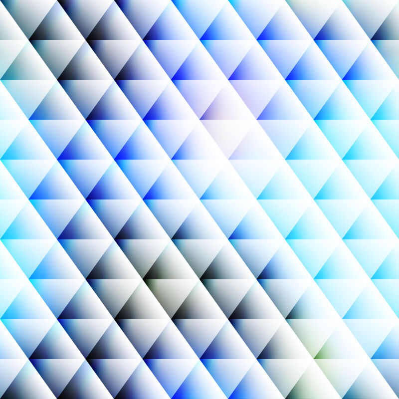 抽象矢量彩色渐变几何三角背景