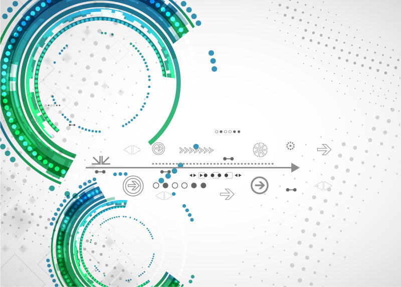 创意的抽象技术背景矢量设计