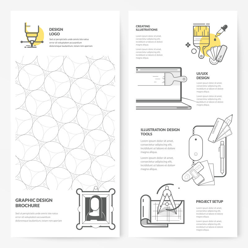 设计师概念手册矢量设计