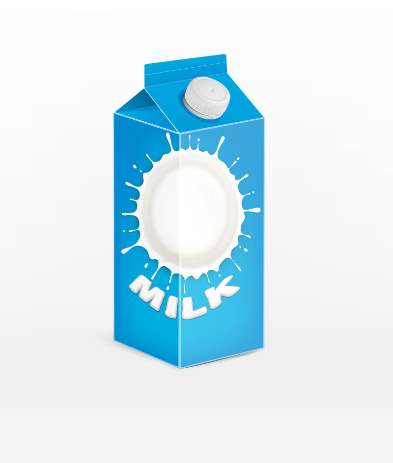 创意矢量牛奶包装设计