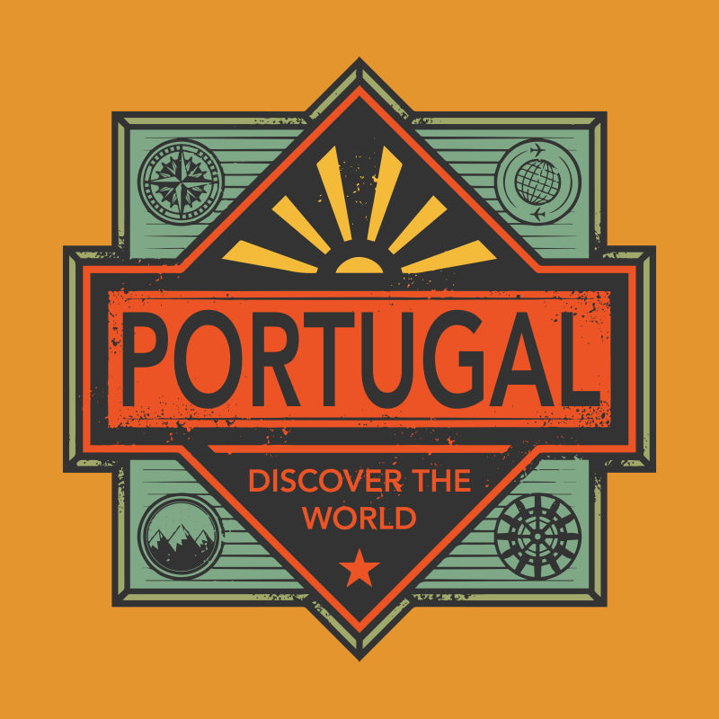 葡萄牙矢量徽章